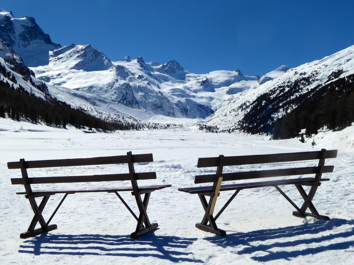 Hotel Roseg-Gletscher بونتريسنا المظهر الخارجي الصورة